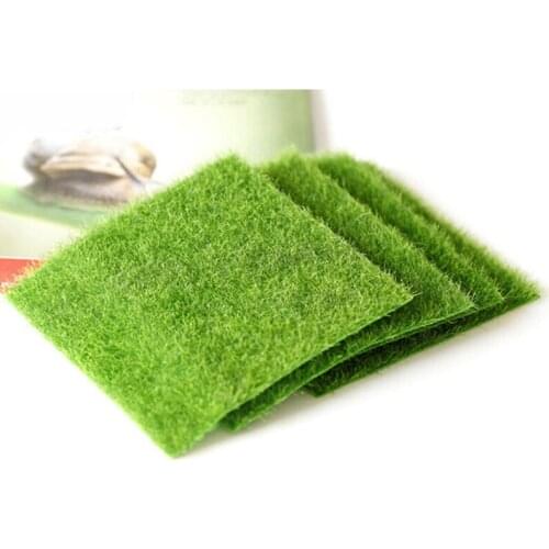 Mini Emulation Lawn Garden Ornament Lichen Craft Pot Fairy Dollhouse Decor DIY