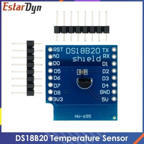 DS18B20 For WeMos D1 Mini Temperature Sensor Module Wifi Module Measurement Module WIFI Extension Board Learning Board