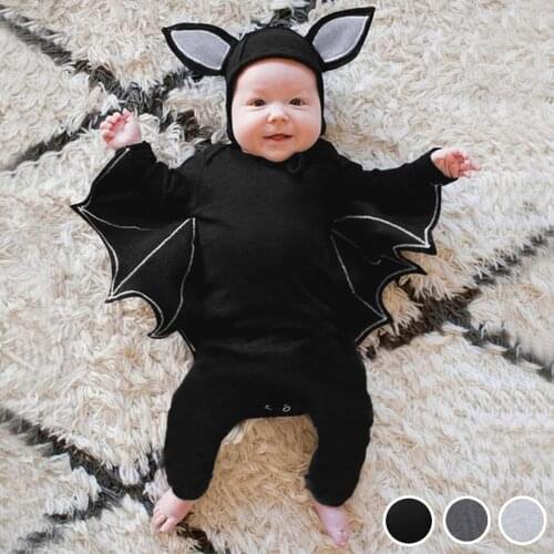Halloween Clothes For Boy Outfits Set Toddler Halloween Custumes Romper Pants And Hat 3PCS 2021 New Cosplay Baby Clothes Set