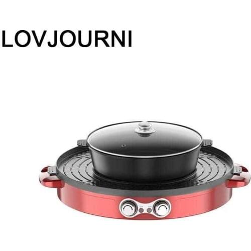 Pan Smoker Parrilla De Portable Gril Mangal Malzemeleri Grelha Para Barbacoa Barbecue for Outdoor Churrasco Electric Bbq Grill