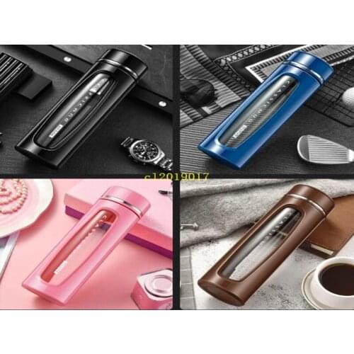 Tea Water Separation Glass Breakdown Resistant Tea Cup Business Office Gift Cup for Men and Women