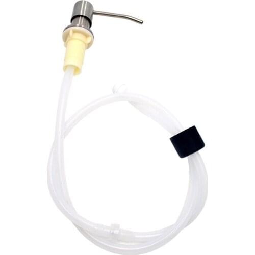 Countertop Built-in Soap Dispenser Dish Soap Dispenser with Extension Tube Sink Washbasin Fittings for Kitchen Bathroom