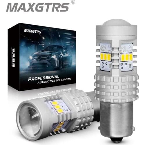 2pcs T20 W21W 7440 1156 3157 LED Canbus Light For Lada Kalina Granta Vesta DRL LED Bulbs 12V 6500K White Super Bright 3020 SMD