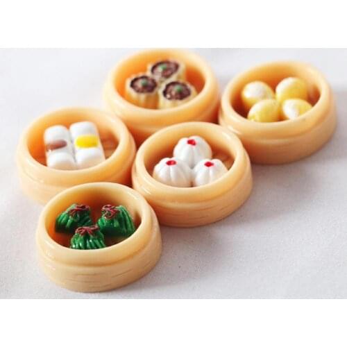 Convenient to Store Various Styles Scene Model Miniature Dumplings for Household