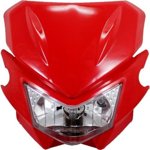 12V 35W Universal Headlight Headlamp Fairing kit for Dirt Bike Chopper Touring Cruser ATV Scooter Street Bike
