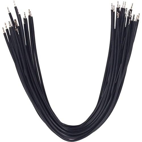 Pack of 20 Electric Guitar Interior Connecting Cables Wires Replacement Temperature Resistance - Black