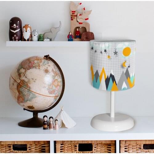 Car Pattern Children 'S Room Night light Table Top Lamps Lighting lampshade Star Cloud Educational Lighting