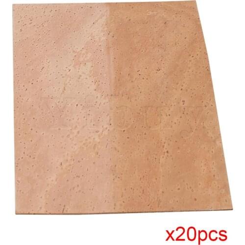 Yibuy 20Pcs Sax Neck Cork Sheet Instrument Accessory for Saxophone Oboe Parts