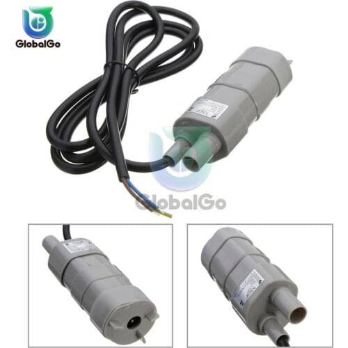 10pcs /Lot JT-500 12V 600L/H High Pressure DC Submersible Water Pump Three-wire Micro Motor Water Pump with Adapter