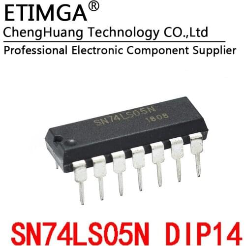 5PCS/LOT 74LS05N SN74LS05N Logic IC gate and inverter