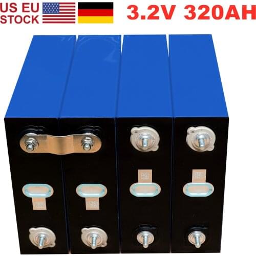 3.2V 310AH 320AH LiFePO4 Battery Cell 2021 Grade A US Europe Stock 7 Work Days Fast Delivery UPS DHL FEDEX