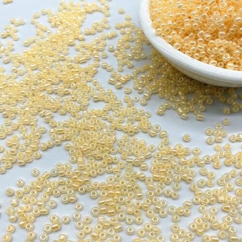15g/lot 2--4mm Cream Beads Charm Czech Glass Seed Beads DIY Bracelet Necklace Beads for Jewelry Making #10