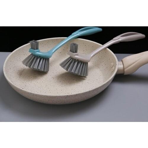 Cleaning Long-handled Pot Brush Household Non-stick Oil Washing Pot Washing Brush Kitchen Stove Decontamination Cleaning Brush