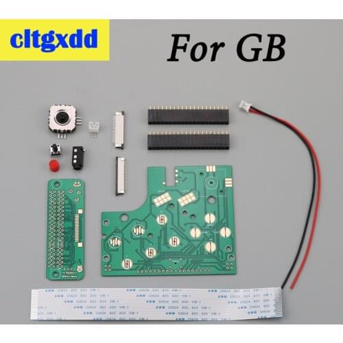 Cltgxdd 1set DIY 6 Buttons PCB Board Switch Wire Connector Controller Kit For Raspberry Pi GBZ For Game Boy GB Zero DMG-001