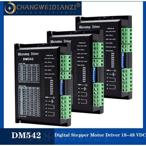 2-phase Digital Stepper Motor Driver DM542 For NEMA 17 23 34 Series Stepper Motor CNC machine 3d printer