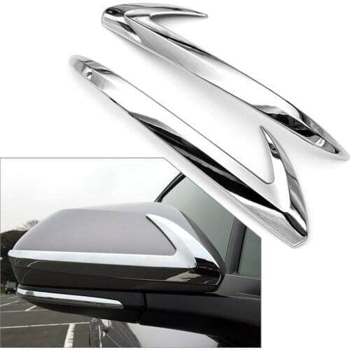 2pcs Chrome Car Rearview Side Mirror Strip Garnish Trim Cover Decoration For Toyota C-HR CHR 2017 RHD
