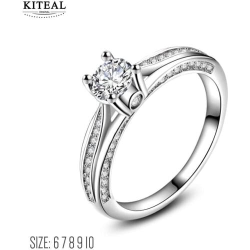 KITEAL 2018 newest size 10 6 7 8 9 Maiden rings Crown 23mm*24mm wedding ring men ring Luxury Jewelry
