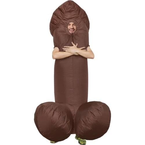 Stag Night Inflatable Penis Costume Willy Full Body Cosplay Halloween Blow Up Costumes Fancy Dress Sexy Anime Cothing