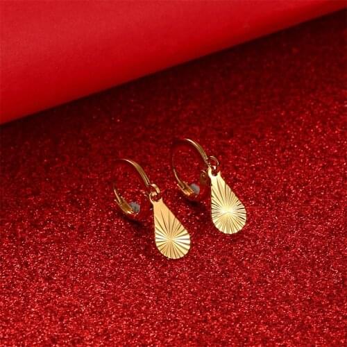 Earrings Fashion Gold Color Small Earrings for Women Girls Jewelry Ethiopian Africa Arabia Middle East Best Gifts