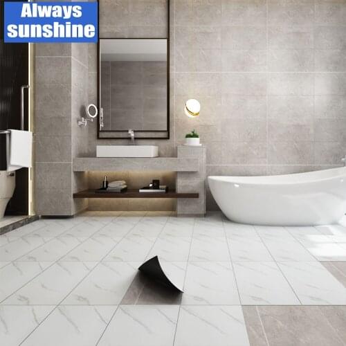 Floor Stickers, Wear-Resistant Wall Stickers, Bathroom Floor Tile Stickers, Waterproof Tile Stickers, Kitchen Toilet Bathroom