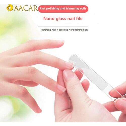 Polishing Grinding Crystal Nail Art Manicure Device 1pc Glass Nail File Durable Buffer Sanding