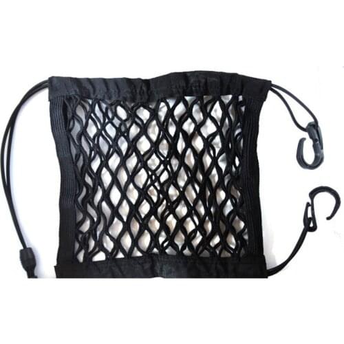 Car Mesh Organizer Seat Back Net Bag Driver Storage Netting Pouch between Seats Auto Accessories PR Sale