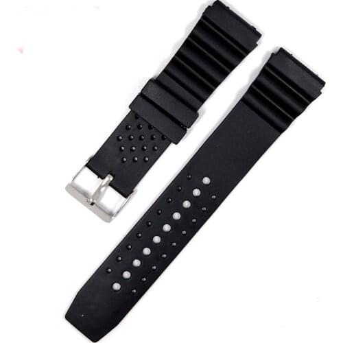 18mm 20mm 22mm Universal Watch band Silicone Rubber Strap For Casio Sport Watchband Replacement Electronic Wrist Bracelet Straps