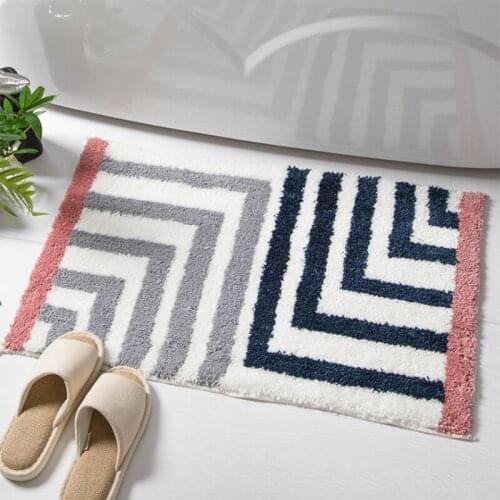 Moden Geometric Cartoon Animal Entrance Doormat Absorbent Anti-Slip for Living Room Bathroom Kichen Area Rugs Carpet Floor Mat