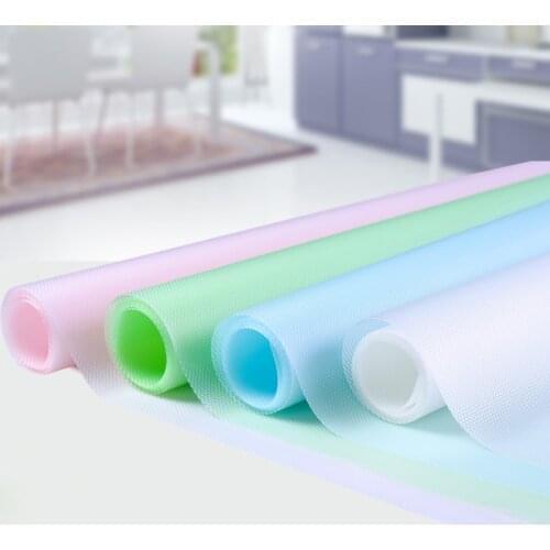 1Roll 30*150cm/40*150cm Non Slip Cupboard Placemat Kitchen Table Mat Waterproof Moisture-proof Drawers Cabinet Shelf Liners pad