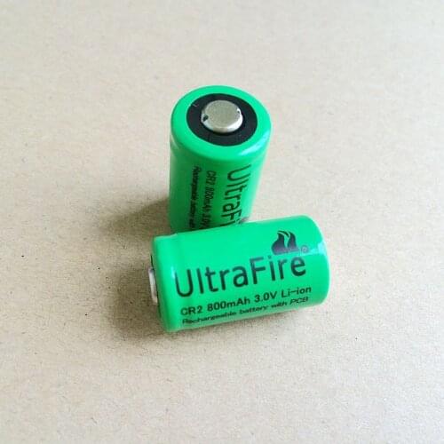 2 pcs. New 3 V CR2 15270 CR2 800 mAh rechargeable 3 V battery, digital camera made by special battery