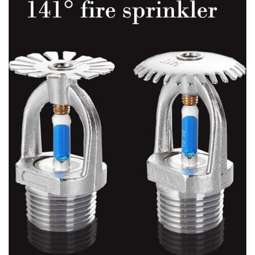 5Pcs Fire Sprinkler Head DN15/141 degree High temperature resistant Fire Extinguishing System Equipment Spray Sprinkler