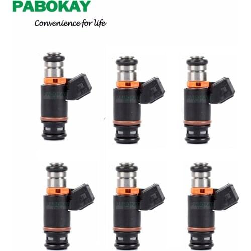 6 pieces x 99 00 01 02 for Vw Jetta Golf Gti Vr6 Afp IWP022 Fuel Injector 805000348303 021906031D