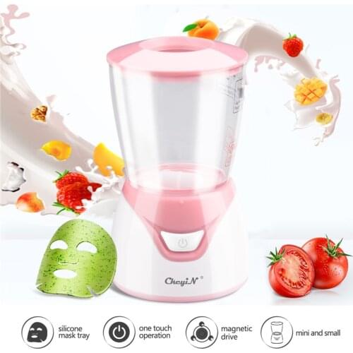 CkeyiN DIY Fruit Vegetable Natural Facial Mask Maker Mini Battery Powered Collagen Face Mask Making Tool Personalised Skin Care