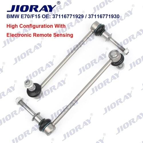 JIORAY Pair Front Axle Sway Bar End Stabilizer Link For BMW X5 X6 Series E70 E71 E72 F15 F85 F16 F86 High Configuration