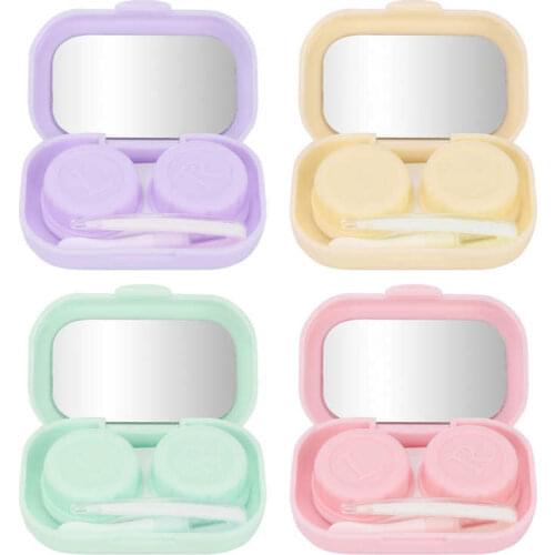 Tattoo Cartridge Needles Plasma Pen Mini Travel Contact Lens Box Sets Tweezers Remover Stick Portable Contact Lens Case Tatoo