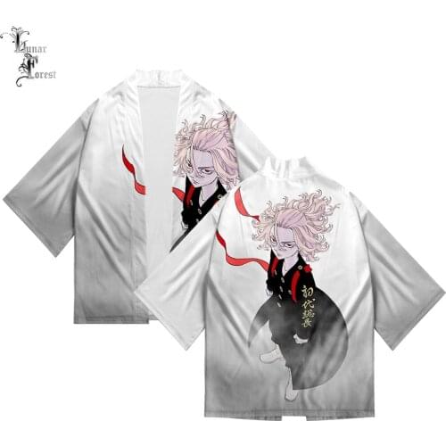 Anime Tokyo Revengers 3D Printing Japanese Kimono Haori Yukata Women/Men Fashion Summer Casual Cool Short Sleeve Streetwear