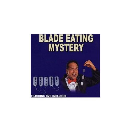 Blade Eating Mystery Deluxe (Gimmicks) Horror Magic Tricks Close up Mentalsim Magician Toys Illusions Street Magic Props Fun