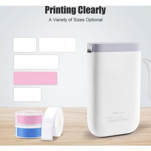 Mini Thermal Label Printer Paper Printing Label Waterproof Price Tag Address Sticker Paper Roll White Home Use Office 15x30mm