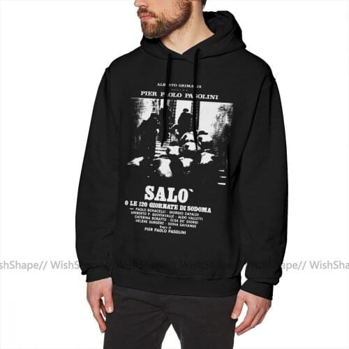 The 1975 Hoodie Salo Hoodies Oversize Black Pullover Hoodie Loose Cotton Long Length Autumn Men Popular Hoodies