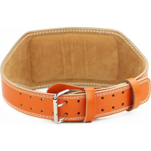 Cowhide Fitness Training Belt Weightlifting Squat Leather Belt Widened Waist Support Exercise Protecting Waist Cattlehide