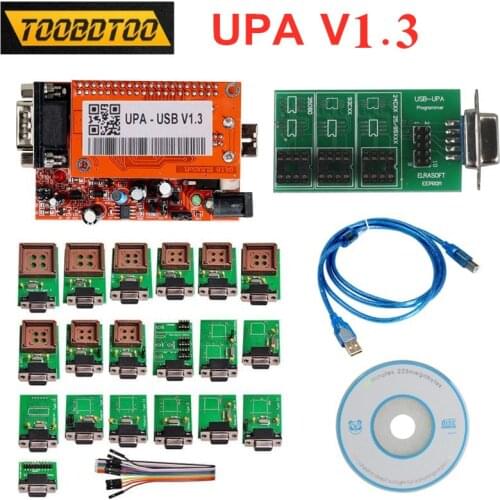 UPA V1.3 USB Programmer Diagnostic Tool UPA USB 1.3 ECU Chip Added Script Function ECU Programmer Add Serial Flash memory