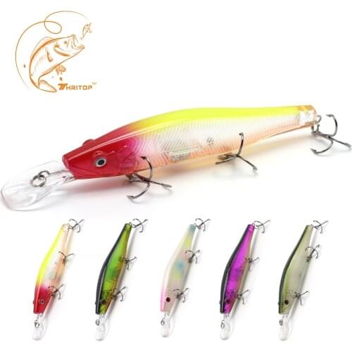 Thritop Hot Fishing Lure Hard Bait TP048 5 Colors for Choose 140MM 18.5G Professional Minnow Fishing Accessories Tackles