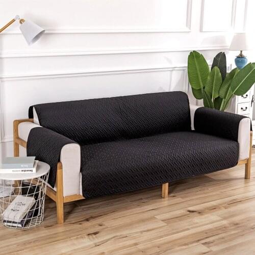 Sectional Sofa Couch Cover Waterproof Pet Dog Kids Anti-Slip Mat Double layer Recliner Sofa Cover Dustproof Furniture Protector