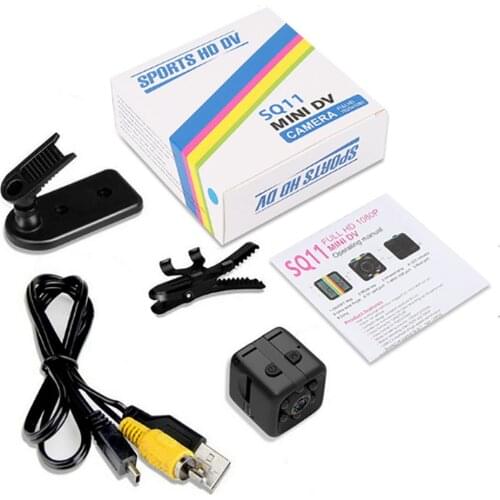 SQ11 Mini Micro HD Camera Dice Video Night Vision HD 1080P 960P Camcorder Motion Sensor Camera Monitors Wifi Remote