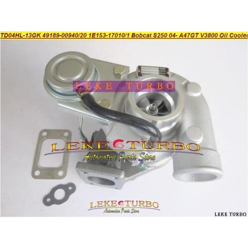 Turbo TD04HL-13GK 49189-00940 49189-00920 1E153-17012 Turbocharger For Bobcat S250 Steer Loader M Earth Moving 2004- A47GT V3800