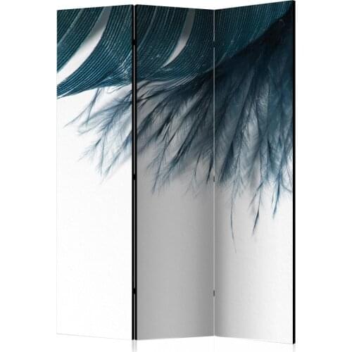 Windbreak-Dark Blue Feather [Room Dividers]