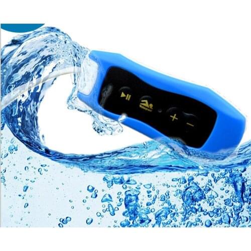 Waterproof IPX8 Clip MP3 Player FM Radio Stereo Sound 4G/8G Swimming Diving Surfing Cycling Sport Music Player