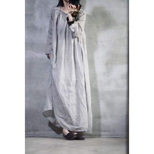 Women Loose Spring Summer Dresses Female Vintage Dress Ladies 2020 Retro Patchwork Dresses