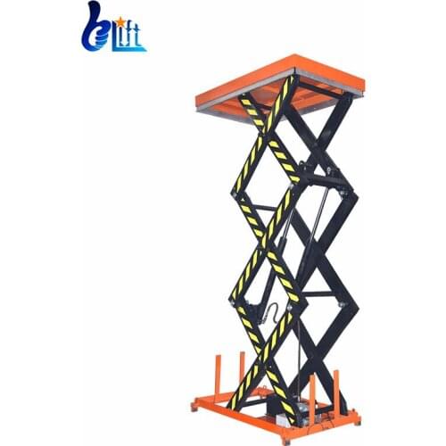 1M-4M Lifting Height 400Kg-4000Kg Hydraulic Stationary Scissor Materials Lift