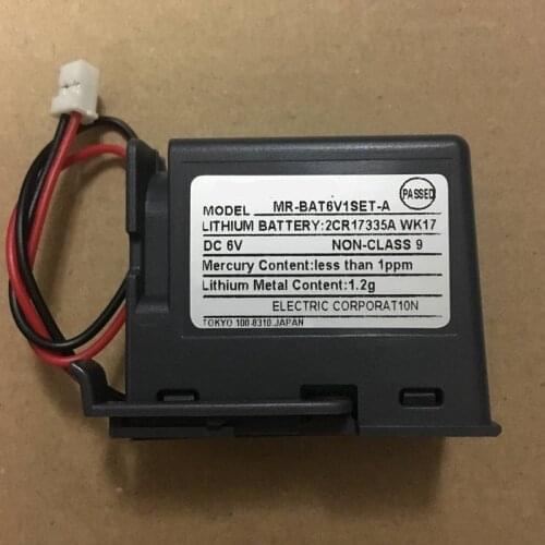 10PCS Original New MR-BAT6V1-SET PLC Lithium Battery 6V for MR-JE series free shipping